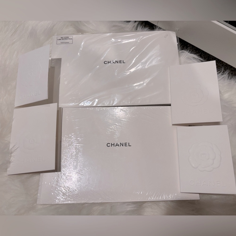 Brand new Chanel Care Booklet and receipt holders